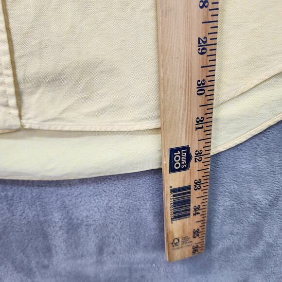 Ralph Lauren Yarmouth Shirt Men 16-34 Yellow Oxford Button Down Pony Logo Cotton - Picture 8 of 10